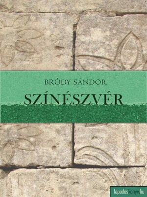 cover image of Színészvér
